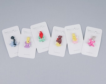 Acrylic Hair Clip | Princesses | 6 Options