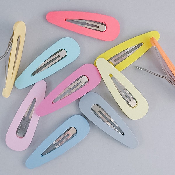 Oversized Acrylic Snap Clip | 10 Colors