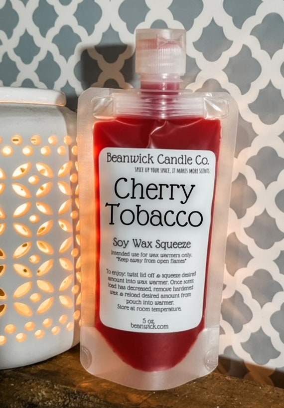 Cherry Tobacco / Soy Wax Squeeze Pouch / Infused With Mica / Viral /  Trending / Wax Melts