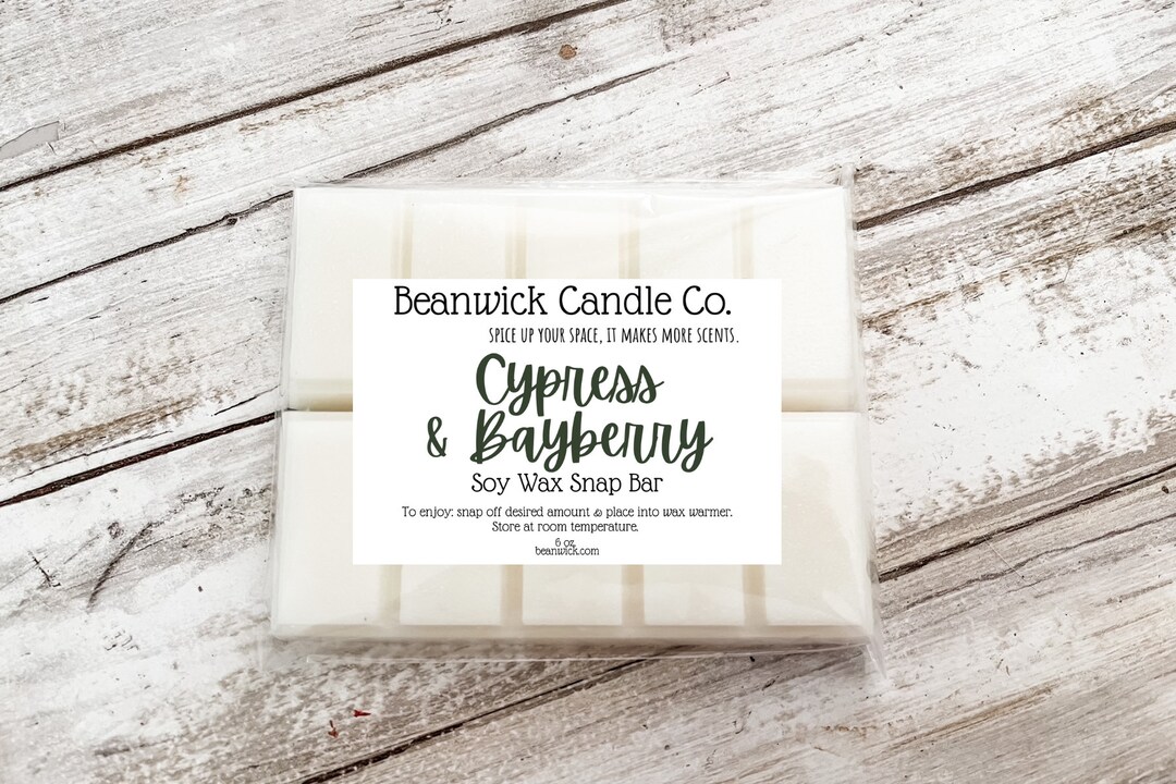 1 Packung (2 Riegel) CYPRESS & BAYBERRY Soy Wax Melts Einzigartige ...