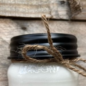 PATCHOULI Vela de soja en Mason Jar Regalo único imagen 8