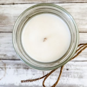 LEMON POUND CAKE Soy Candle in Mason Jar Unique Gift image 2