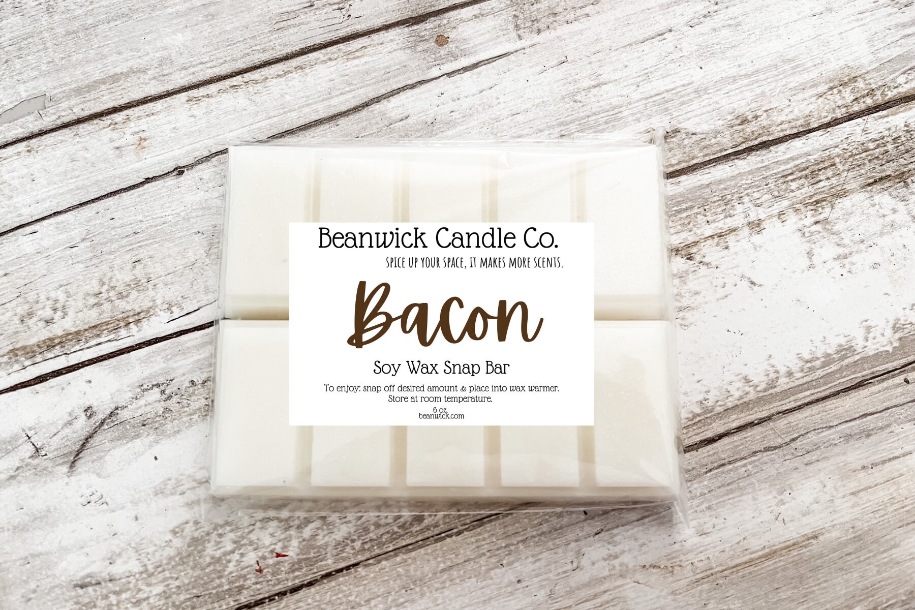 Bacon Scented Wax Cubes (6 Pack)