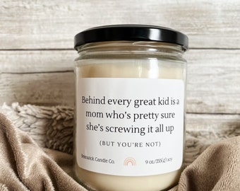 Mom Soy Candle, Funny Candle, Funny Gift, Christmas Gift, Gifts for Her, Gifts for Him, Birthday Gift