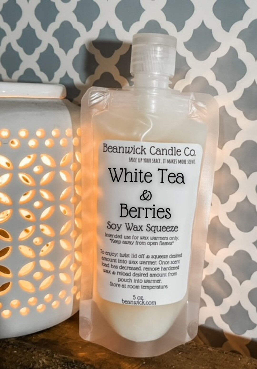 Micatea White Tea & Berries / Soy Wax Squeeze Pouch / Infused With Mica / Viral ...