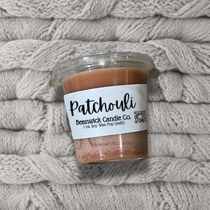 Patchouli / Pop-Out Soy Wax Melt / Infused with Mica / Wax Melts