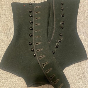 Tweedies Bootop 1920s Shoe toppers Size 5-7 Gaiters Spats Steampunk