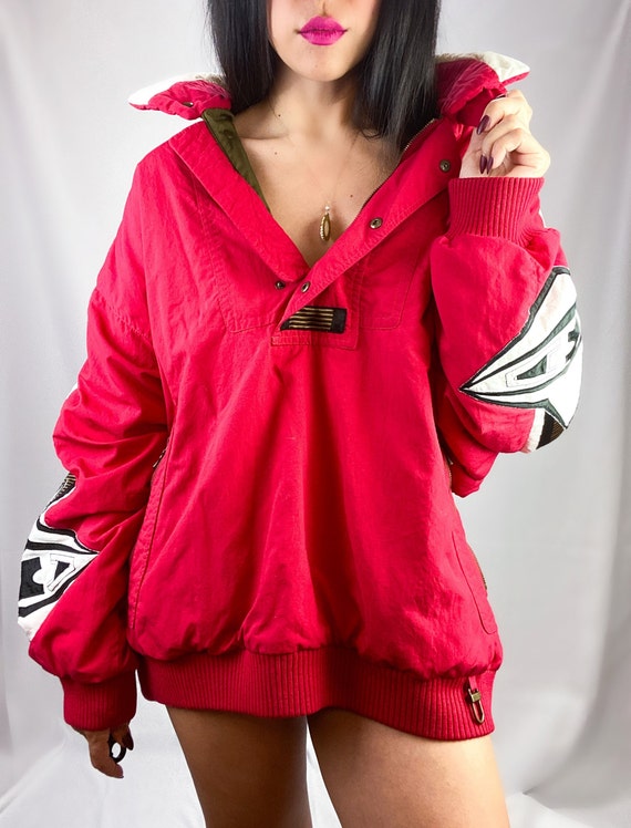 Vintage 90's Ski Pullover Jacket - image 3