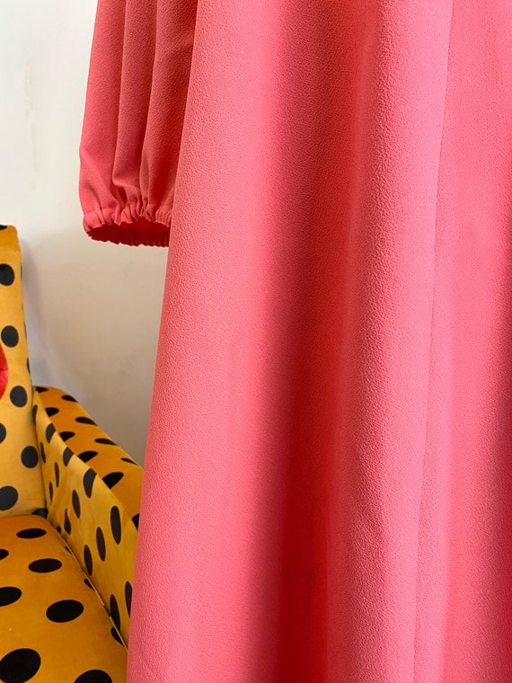 70's Blush Pink Lounge Shirt Dress Gem