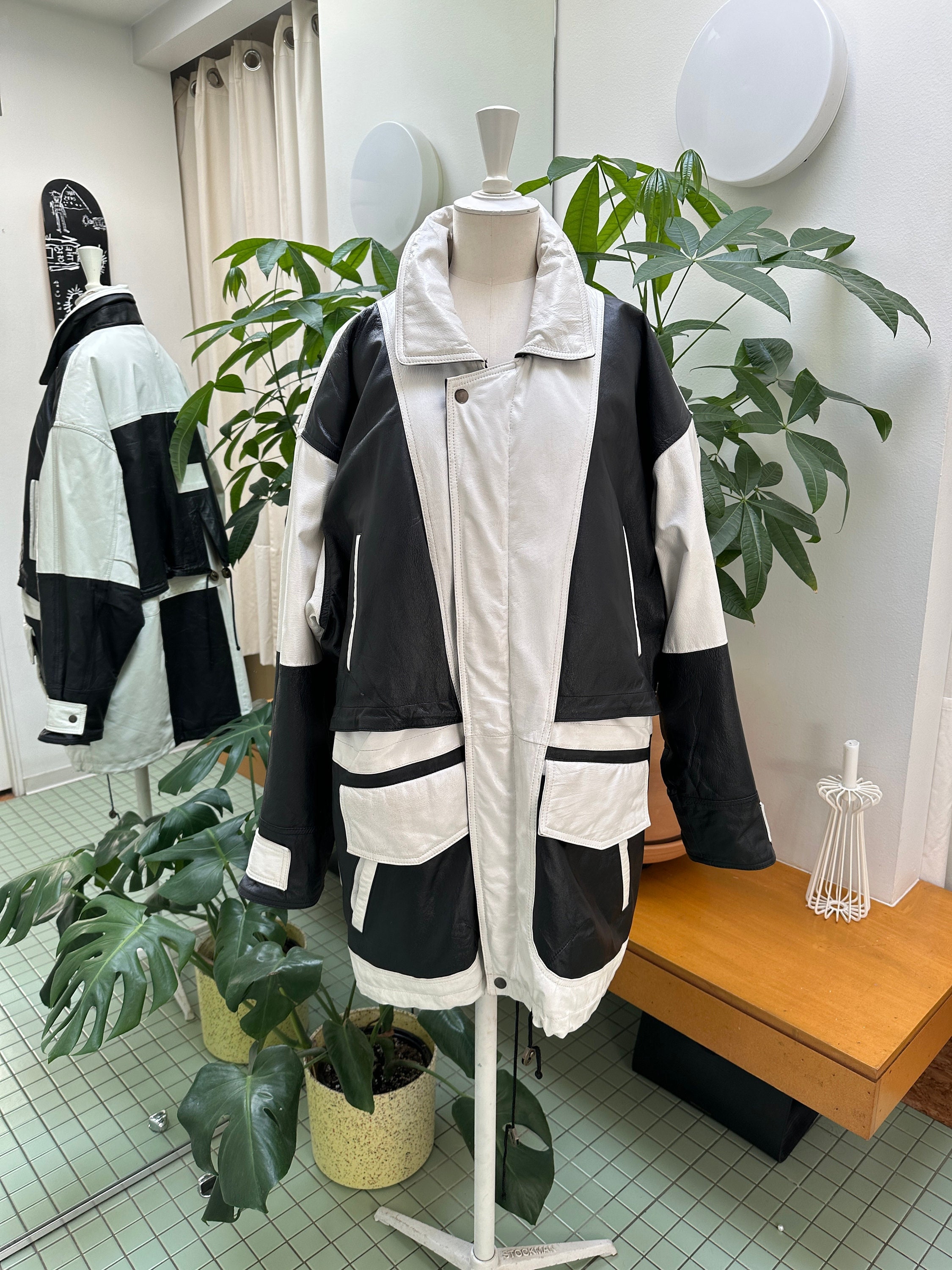 Y2K Grunge Fake Two Piece Down Jacket Cyber Punk Thickened