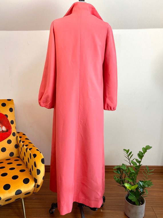 70's Blush Pink Lounge Shirt Dress Gem