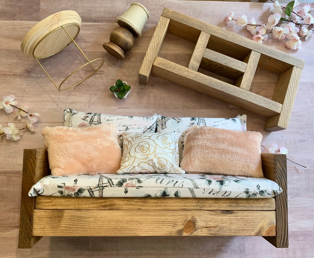 18 Inch Doll Couch, 18 Inch Doll Couch, American Made Girl Doll