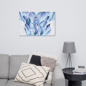 Icy Wind - Glaceon Canvas