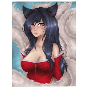 Ahri (LoL) Throw Blanket