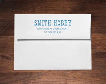 Little Blue Truck Birthday Envelope