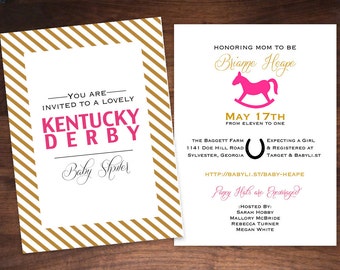 Kentucky Derby Shower Invitations