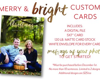 Custom Christmas Cards