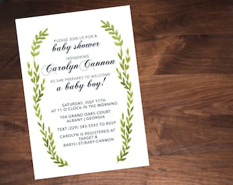 The Carolyn: Baby Shower Invitation