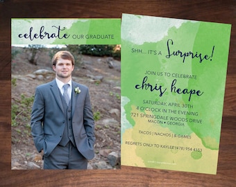 Graduation Surprise Party Invitation