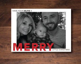 Have Your SELFIE A Merry Little Christmas Card