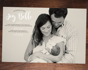 Birth Announcement