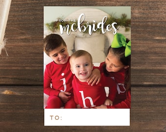 Custom Holiday Gift Tag