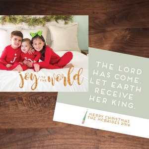 Joy to the World Christmas Card image 1