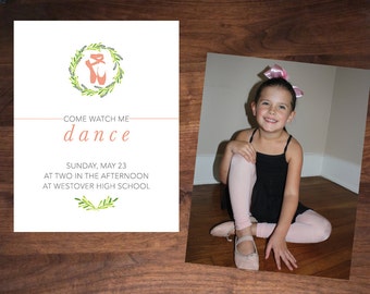 Ballet Recital Invitation, Large Photo
