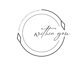 Editable Circle Logo Template, DIY Round Logo - Black White Logo, Boho, Circle Logo, Premade Logo, Editable Premade Logo, Editable
