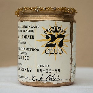 27 Club Kurt Cobain Candle image 2