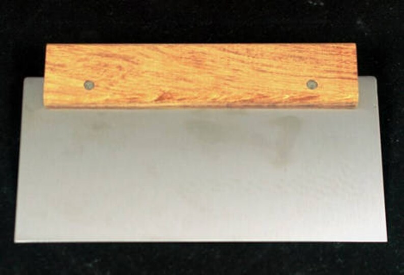 Big Tall Metal Bench Scraper with Handle by Fat Girl Cakes  image 2