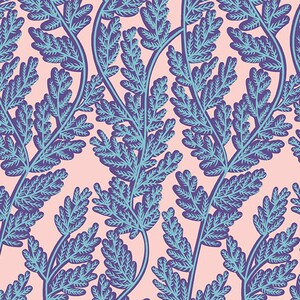 Chonky Ferns - Blue A 234 LB  - Oracle Collection by Eye Candy Quilts for Andover Fabrics 100% Cotton