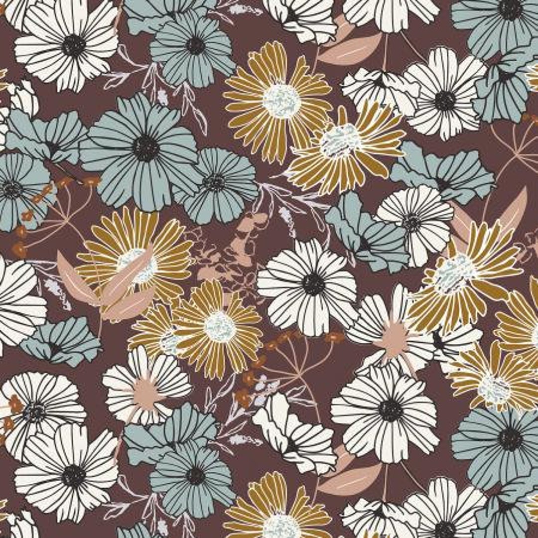 Flower Child Mulberry Wallflower Collection Hope Johnson for Cotton