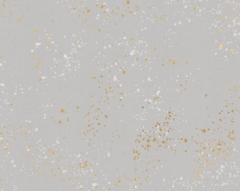Speckled - Metallic Dove - RS5027 59M -  by Rashida Coleman Hale for Ruby Star Society - 100% Cotton - Sewing and Quilt Fabric