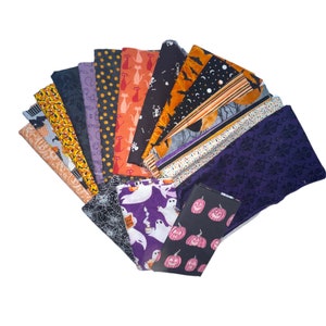 Quarter Yard 1/4 Cuts - Halloween Mystery Grab Bags - Scrap Mystery Bundle - Stash Builder - Scrappy Projects  100% Cotton