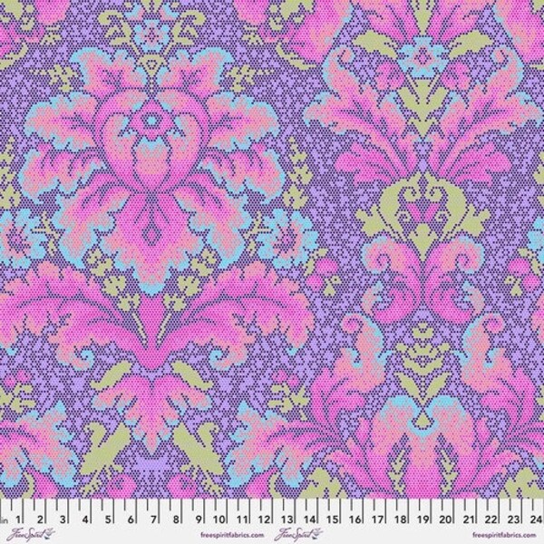 Pink Damask Fabric Etsy