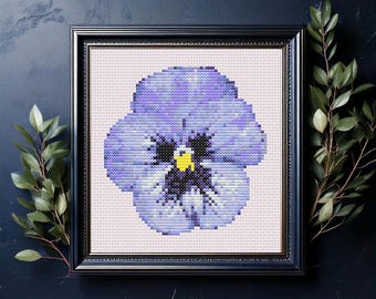 Modèle de pensée au point de croix - Etsy France