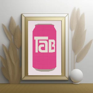 Tab Can Cross Stitch Pattern