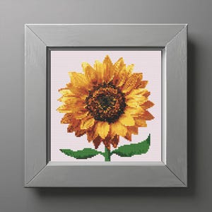 Sunflower Cross Stitch Pattern