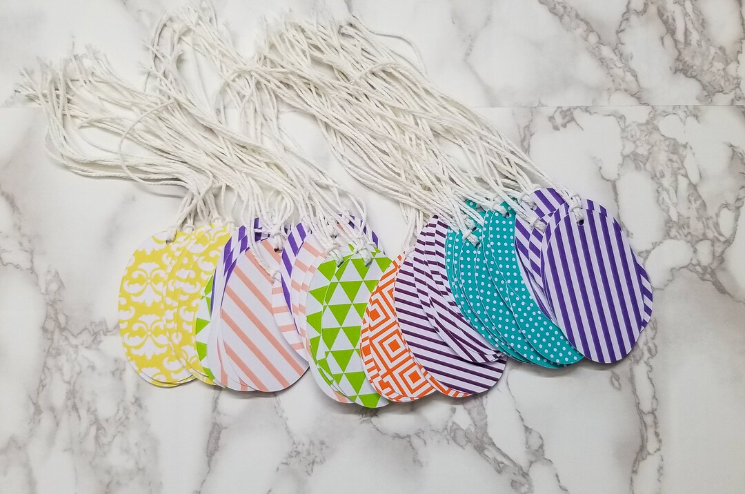 Cardstock Gift Tags With Strings Handmade Gift Tags Set of - Etsy