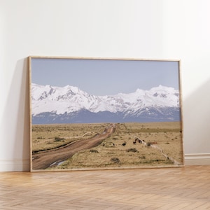 Patagonia Argentina, Instant Downloadable Travel Art Digital Print, Wall Decor, Travel Photography, South America, Rustic Landscape