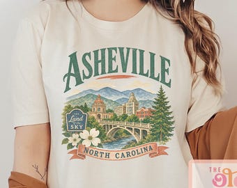 Asheville NC Shirt, North Carolina City Shirt, Toddler Kids Asheville Shirt, Asheville North Carolina Baby Onesie