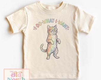 I Do What I Want Funny Cat Sunglasses Shirt, Cute Baby Girl Onesie® Bodysuit For Newborn, Funny Toddler Shirt, Sassy Girls T-Shirt