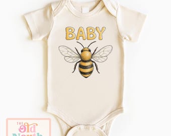Baby Bee Shirt, Cute Bumblebee Onesie® Bodysuit For Newborn, New Baby Gift, Bee Keeper Baby Shower Gift, Farm Baby Shirt