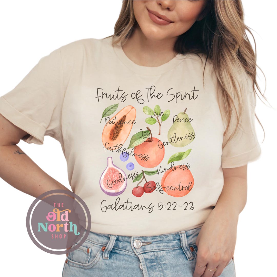 Fruits of the Spirit Shirt, Christian Farmers Market Shirt, Christian ...