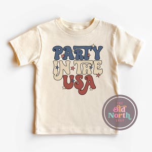 Party In The USA Shirt, Cute Kids 4th Of July Shirt, Patriotic Kids Shirt, 4th Of July Parade Shirt, Independence Day Firework Shirt