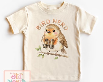 Bird Nerd Shirt, Cute Kids Birding Shirt, Future Bird Lover Tee,  Forest Animal Shirt, Kids Nature Onesie®