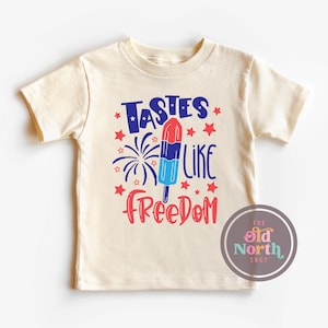 Tastes Like Freedom Shirt, Patriotic Kids Shirt, 4th Of July Parade Shirt, Cute Kids 4th Of July Shirt, Independence Day Firework Shirt
