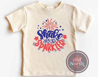 Shake Your Sparkler Shirt, Cute Kids 4th Of July Shirt, Patriotic Kids Shirt, 4th Of July Parade Shirt, Independence Day Firework Shirt