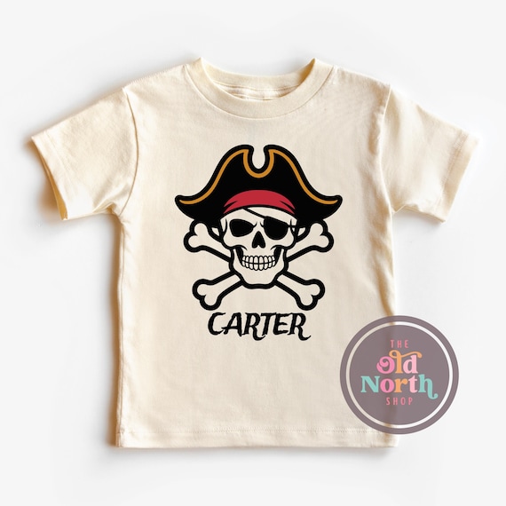 Personalized Kids Pirate Name Shirt, Cute Beach Shirt, Kids Cruise Shirt, Baby Cruise Onesie®, Pirates Life Shirt, Ocean Shirt